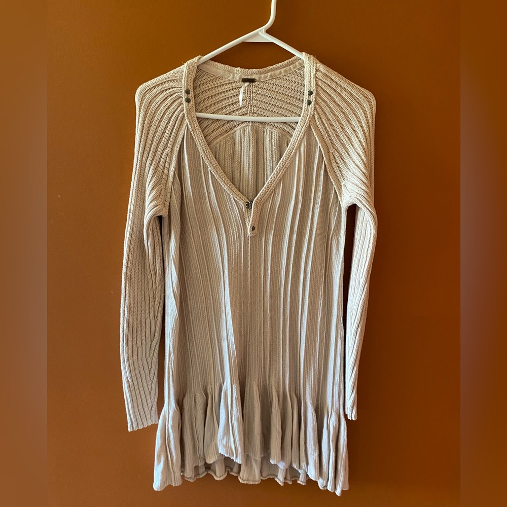 Free People knit tunic sweater dress